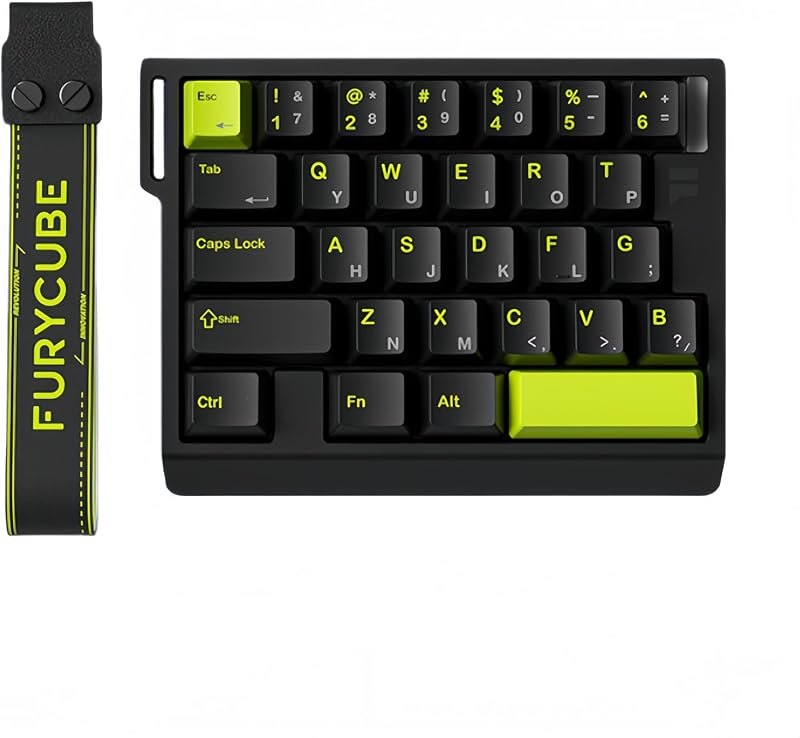 FKZ M30HE Rapid Trigger Gaming Keyboard,Hall Effect Magnetic Switch One Handed Hot Swap RGB Wired Mechanical Keyboard