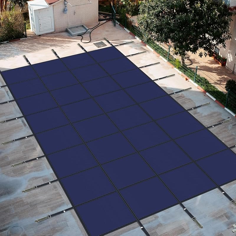 Buzzbazaar Rectangle Inground Pool Safety Cover — pool safety net for pool safety net