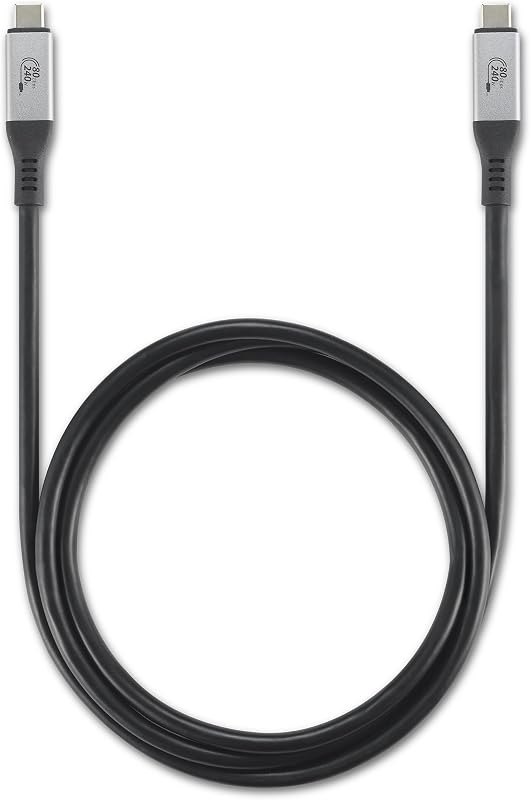 Kensington USB4® Cable 1.5m, 80Gbps, Supports up to 8K Video, up to 240W Power Delivery (PD 3.1), Compatible with