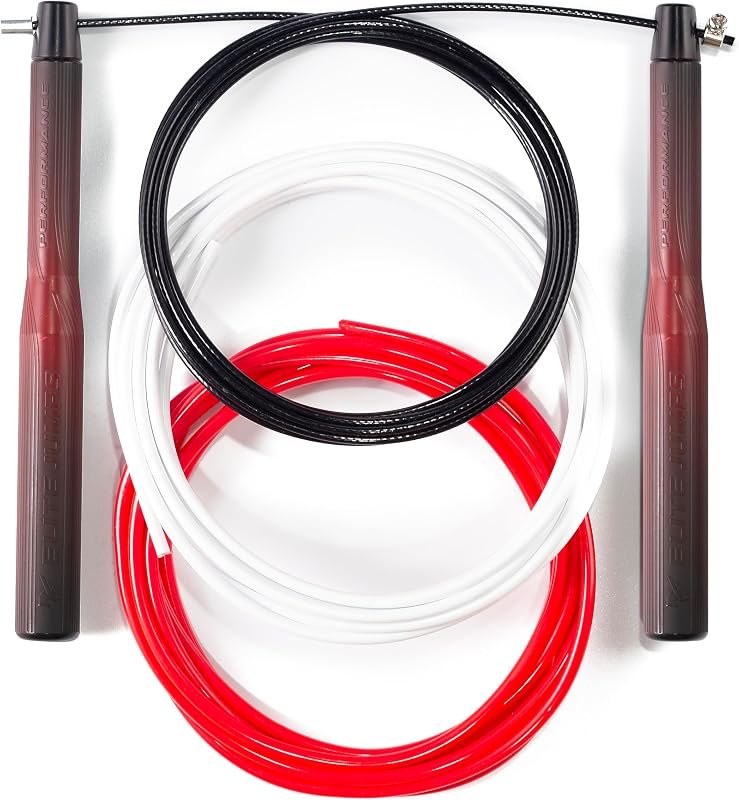 Elite Jumps Sports Performance Jump Rope - High Performance Speed Rope for Training and Fitness - Lightweight and