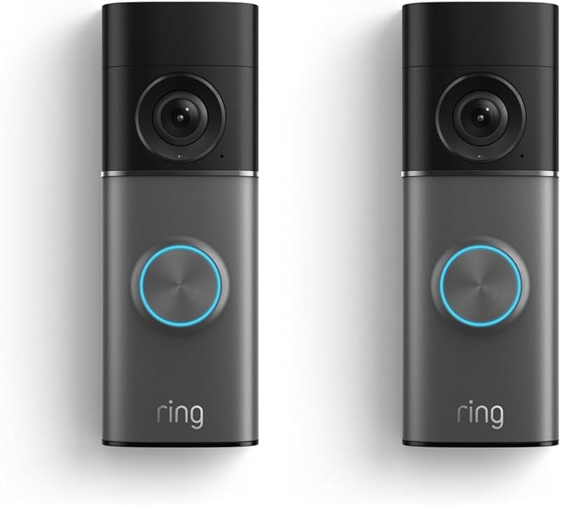 Wired Doorbell 4K Pro (Newest Model), Retinal 4K with wide-angle video, 10x Enhanced Zoom, and Night Vision, 2-pack