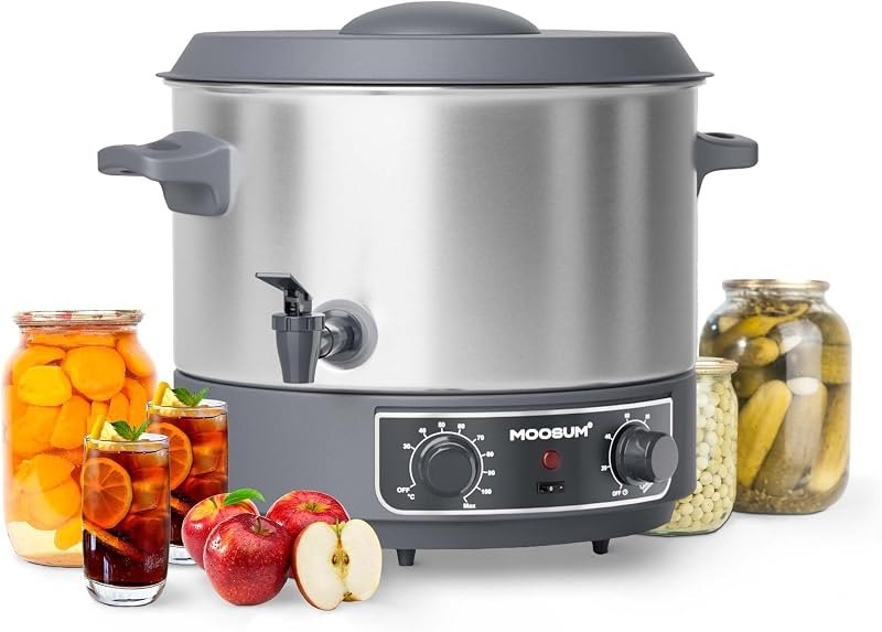 19 QT Electric Automatic Water Bath Canner - Non-Pressure, Includes Canning Rack & Lid, Temperature Control 86 —