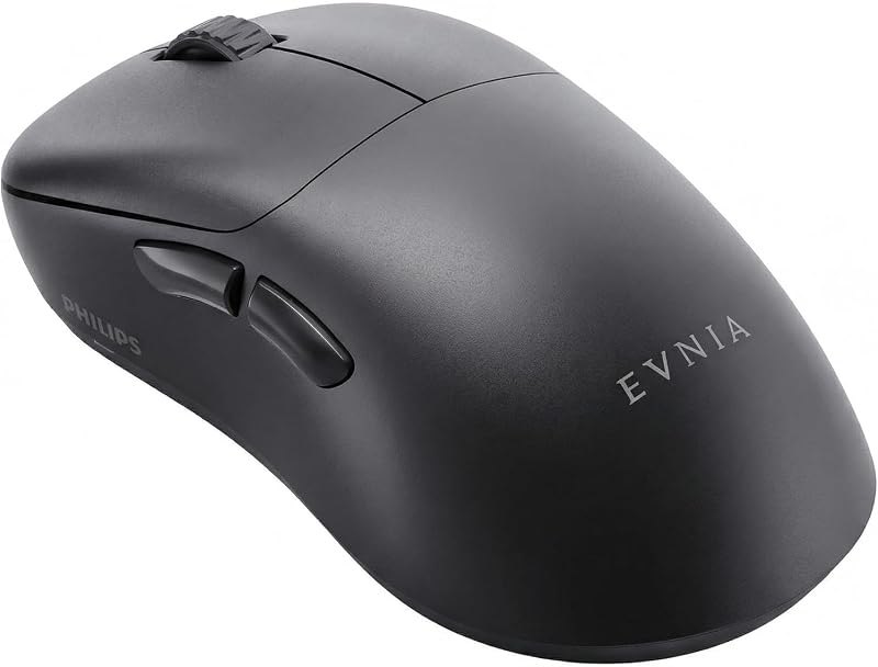 Philips SPK9418 Wireless Gaming Mouse, Adjustable 12000 DPI Bluetooth Mouse for Gaming, Wired/2.4Ghz/Bluetooth