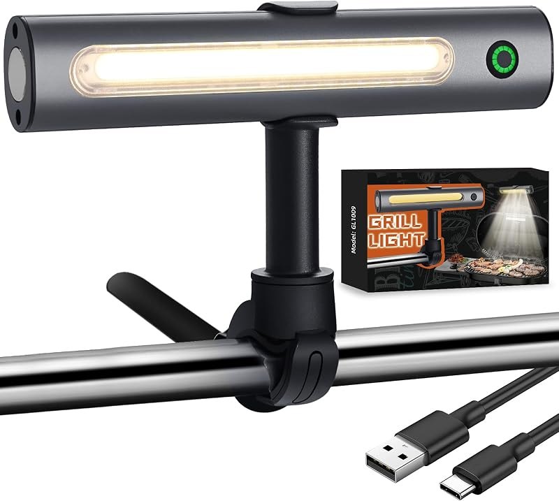 Barbecue Grill Light Designed for Blackstone & Weber Grill, Blackstone Griddle Accessories, Rechargeable LED Light for