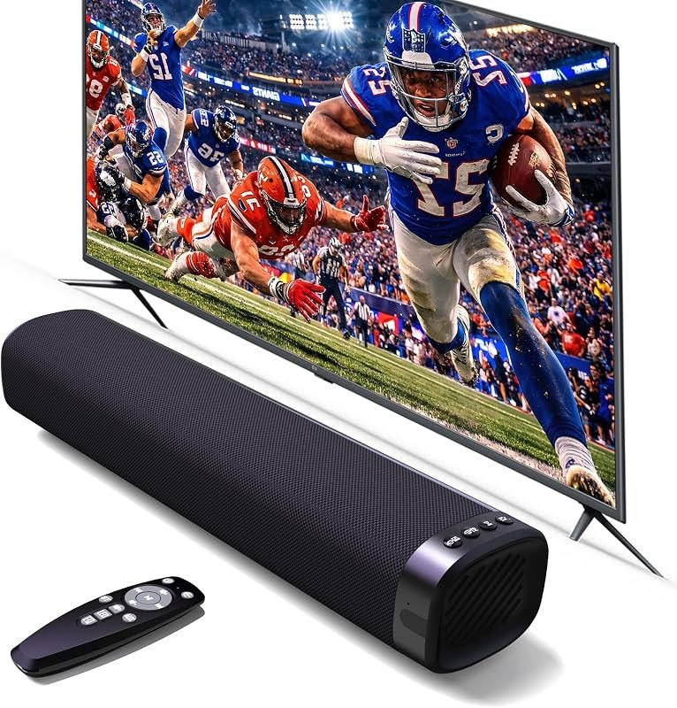 Sound Bar for Smart TV, Sound Bar, Bluetooth Sound bar, with Optical/AUX/HD ARC, Surround Sound Speakers, Surround