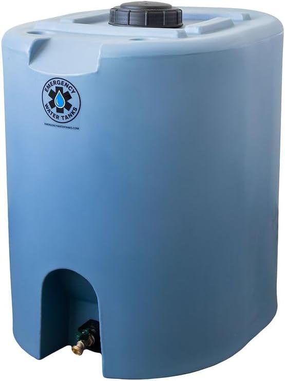 55 Gallon Stackable Emergency Water Storage Tank