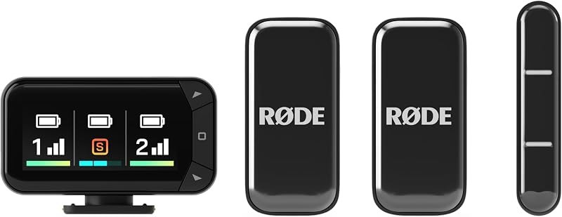 RØDE Wireless Micro - Compact Wireless Microphone Camera Kit — Rode Wireless Go II for rode wireless