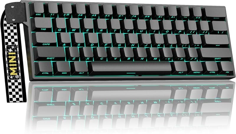 Aula MINI60 HE PRO Wireless Gaming Keyboard 60%,Hall Effect Rapid Trigger Magnetic Keyboard,8000Hz