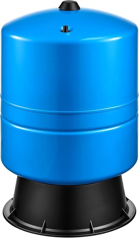 VEVOR 20-Gallon Vertical Well Pressure Tank, Pre-Charged Pressurized Water Tank for Well Pumps, Heavy-Duty Carbon
