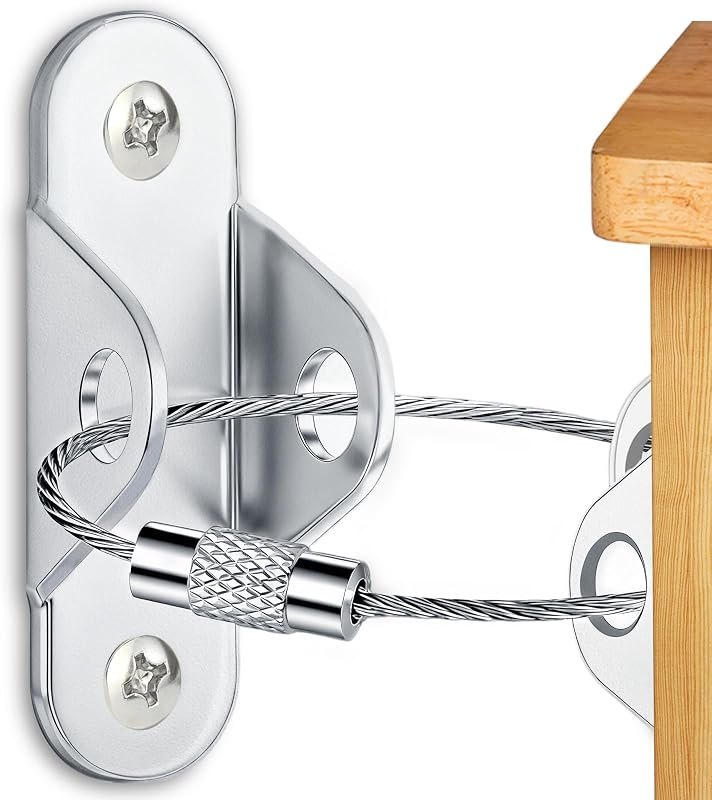 Furniture Anchors 10 Pack for Baby proofing and Furniture Wall Anchor, Wall Anchors for Baby proofing cabinets