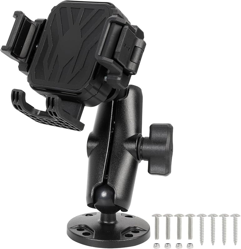 Screw-Mounted Phone Mount with Vibration Dampener, for Car Boat Truck — auto mounts for auto mounts