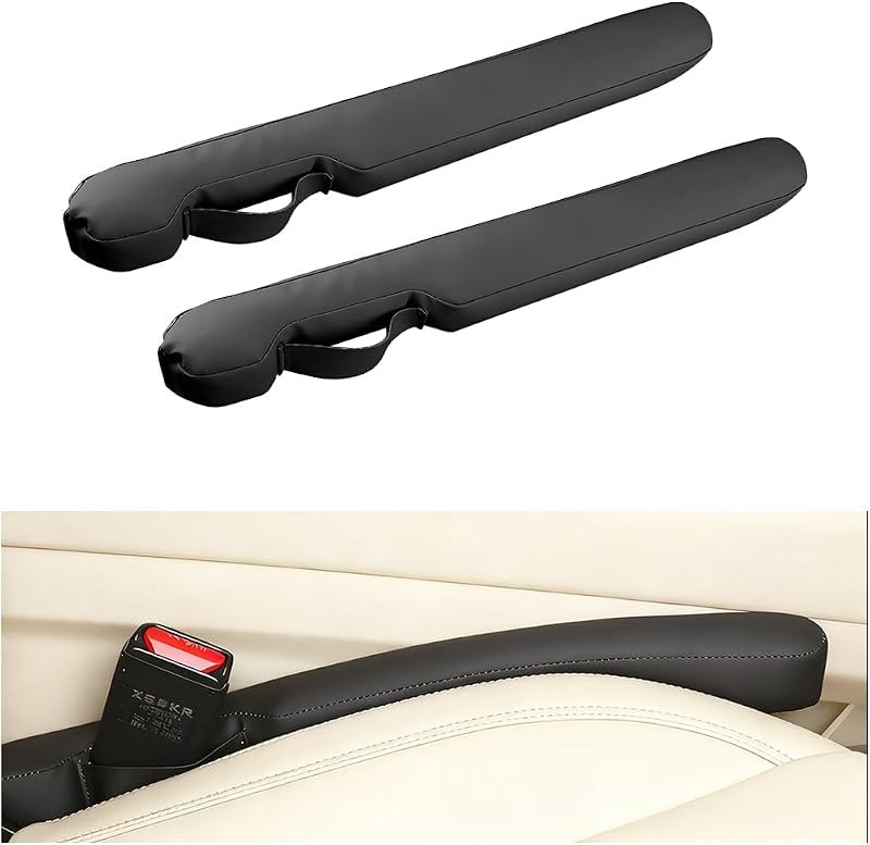 Car Seat Gap Filler, 2PCS Between Vehicle Seats Console Organizer Stop Things from Dropping, Automotive Interior Chair