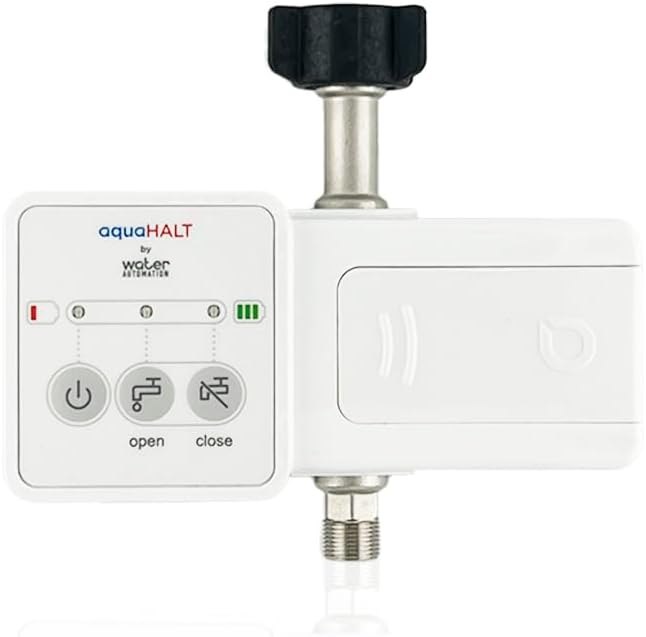 Smart Home Water Toilet Leak Detector Alarm and Automatic Shut Off Valve — smart water valve for smart water valve