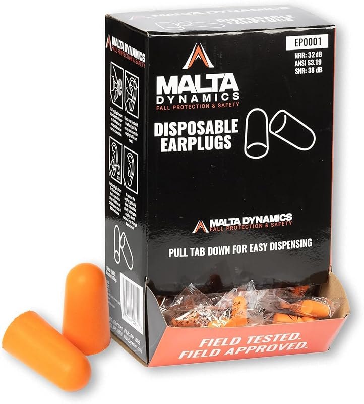 Malta Dynamics Foam Ear Plugs 200 Pairs — moldable foam sleep earplugs for moldable foam sleep earplugs