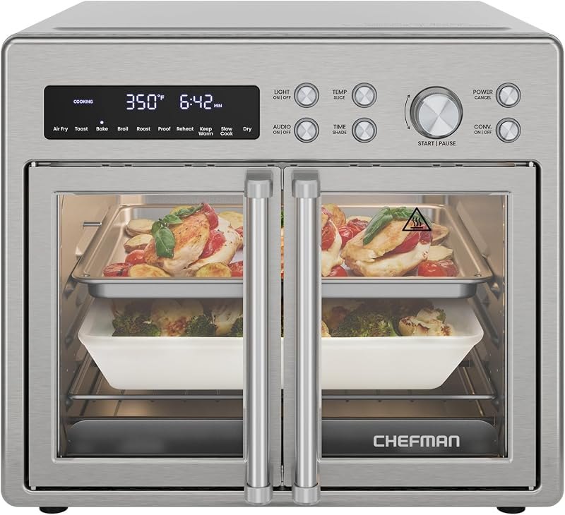 Chefman Digital French Door Air Fryer Oven — air fryer toaster oven for air fryer toaster oven