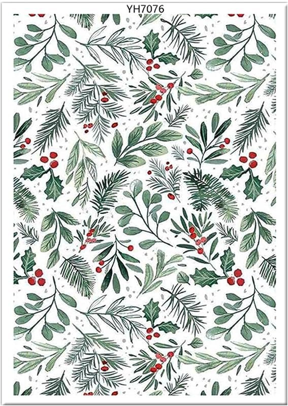 Christmas Transfer Paper Water Transfer Paper Clay Transfer Paper Clay Transfer Sheets for Clay Earrings Making —