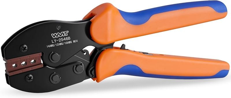 WMT MC4 Solar Crimping Tool, Cable Crimper for 2.5-6mm² Solar Connectors — solar mc4 connector for solar mc4 connector