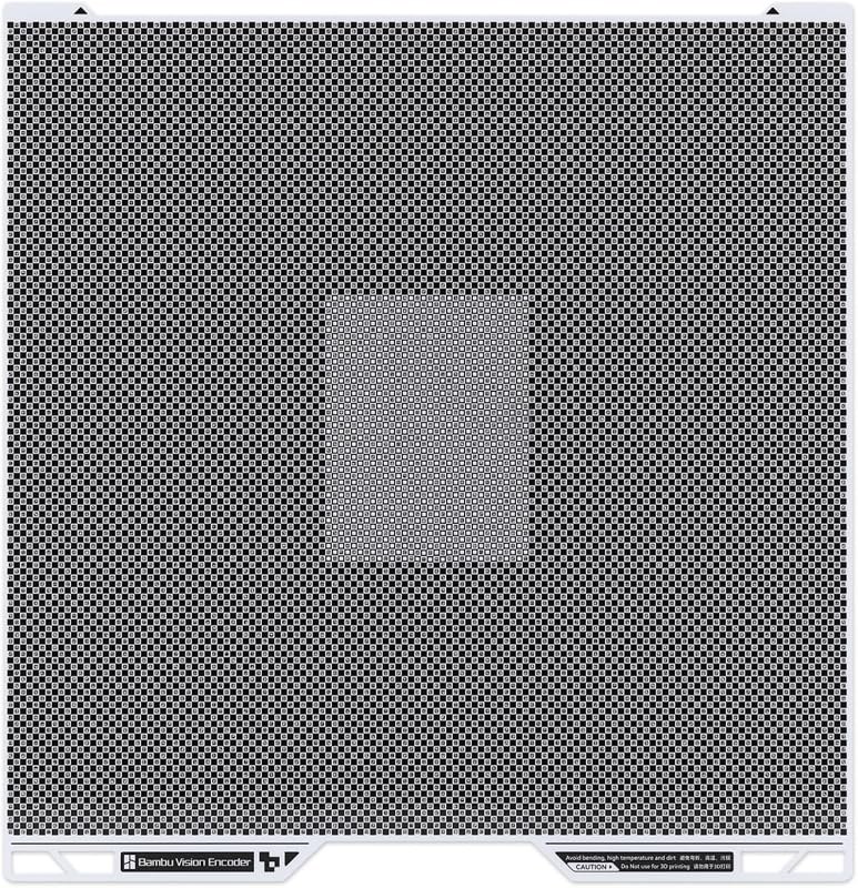 Vision Encoder Plate for Bambu Lab H2S/H2D/H2C 3D Printer,Sub-50µm Motion Accuracy,Injection-Mold-Level Dimensional