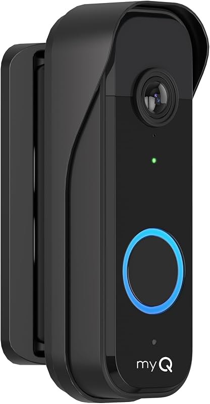Doorbell Mount for myQ Video Doorbell Camera, Adjustable Left/Right Viewing Angle(40 to 140), Weatherproof Mounting
