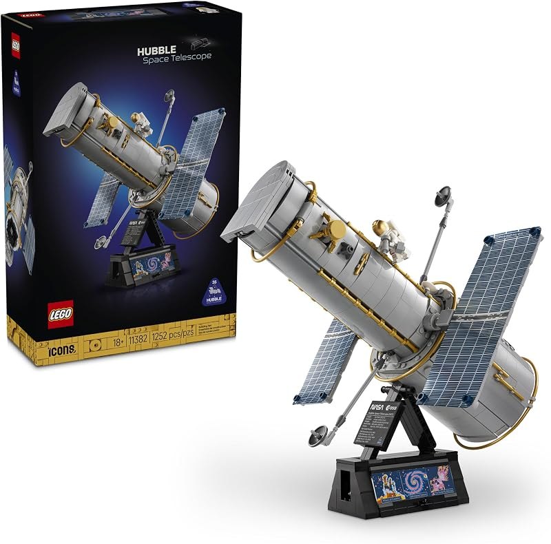 LEGO Icons Hubble Space Telescope 11382 — SPHEREx Telescope Model Kit for spherex telescope model kit