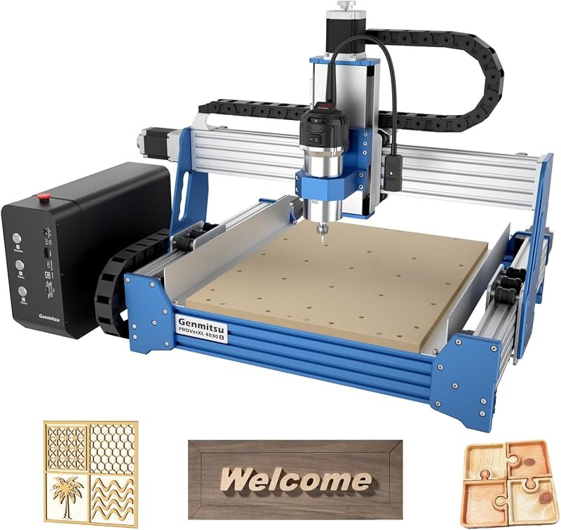 Genmitsu PROVerXL 4030S CNC Router Machine, 710W Spindle & 130mm Z-Height — best 1325 cnc router for 1325 cnc router