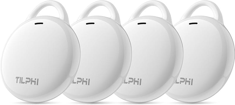Air Tracker Tags-4 Pack (iOS Only), Bluetooth Tracker for Apple Find My App — luggage bluetooth tracker for luggage
