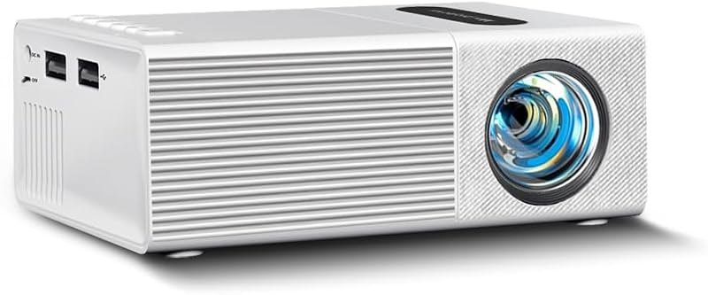 Mini Portable Mini Projector - HD Pico LED Projector Home Theater, Party & Outdoor Movies with HDMI/USB/AV & Remote