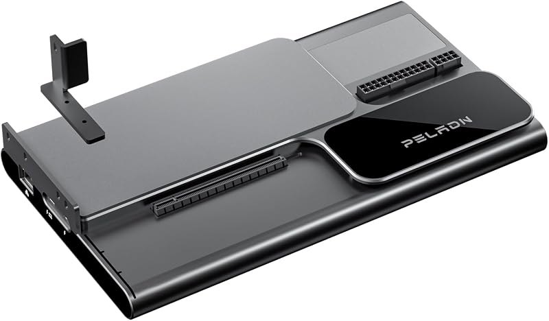 PELADN S-3 eGPU Dock with Thunderbolt 5 Cable - External GPU Dock Equipped 64Gbps PCIe 4.0 x 4 Slot, PCIe 3.0 Slot