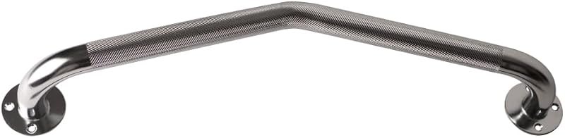 VMS Steel Knurled Angled Grab Bar — tub bench with grab bar for tub bench grab bar