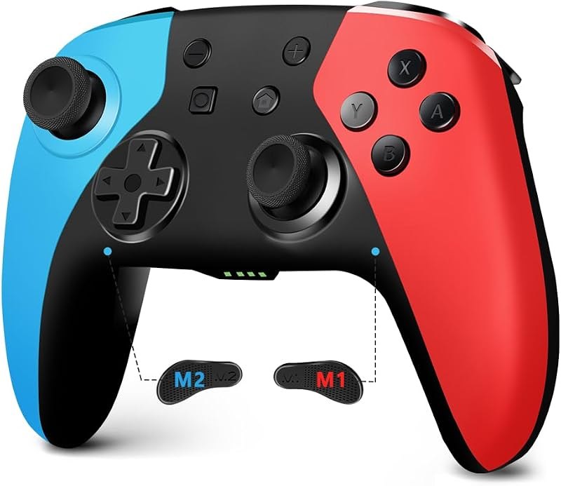 AceGamer Wireless Pro Controller for Nintendo Switch 2/Switch/Lite/OLED/Windows PC, Bluetooth Controller with Hall