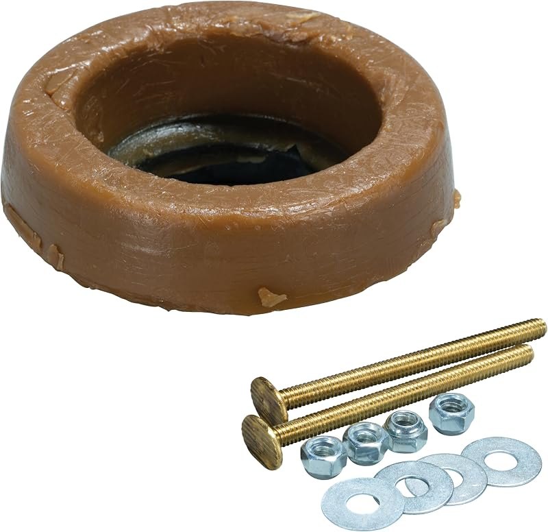 Water-Tite 82559 Jumbo Toilet Wax Ring Replacement Kit, Brown