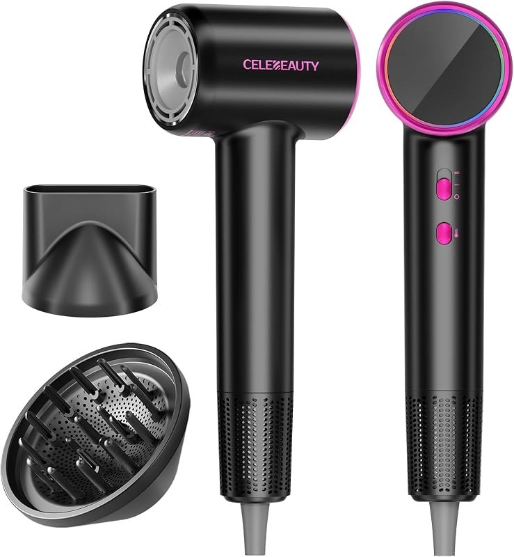 High-Speed Ionic Hair Dryer with Diffuser, 110k RPM Fast-Drying Blow Dryer — cordless hair dryer for cordless hair dryer