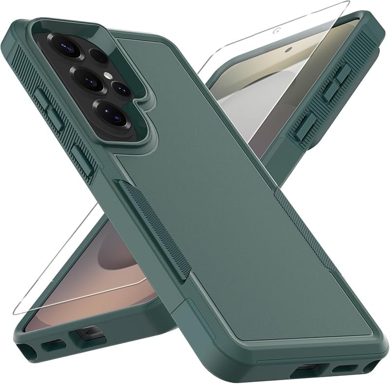 for Samsung Galaxy S26 Ultra Case,[Military Grade Drop Tested]with Screen Protector, Dual Layer Protective Heavy Duty