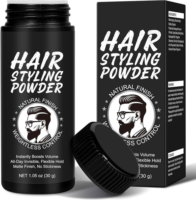 Texture Powder, Texture Powder for Men, Hair Styling Powders for All Hair Types, StylingPowders For Men, 24 Hour Hold
