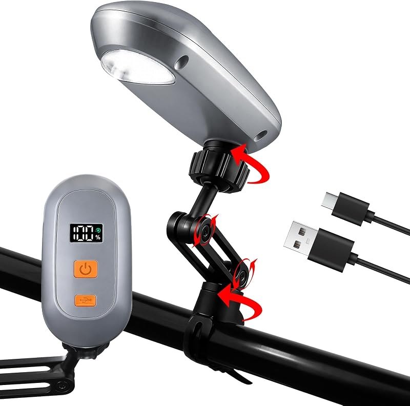 Grill Light for Outdoor, Rechargeable Automatic On/Off Tilt Sensor BBQ Light for Blackstone Griddle & Weber Grill