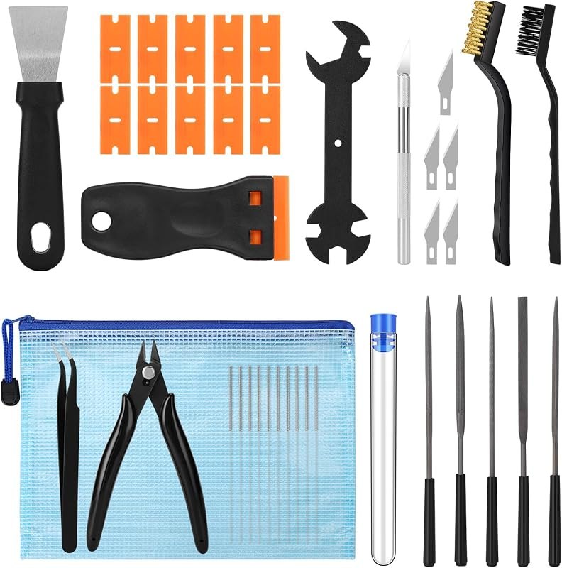 38PCS 3D Printer Tools, Nozzle Cleaner & Scraper Set — 3D printer leveling tool for printer leveling tool