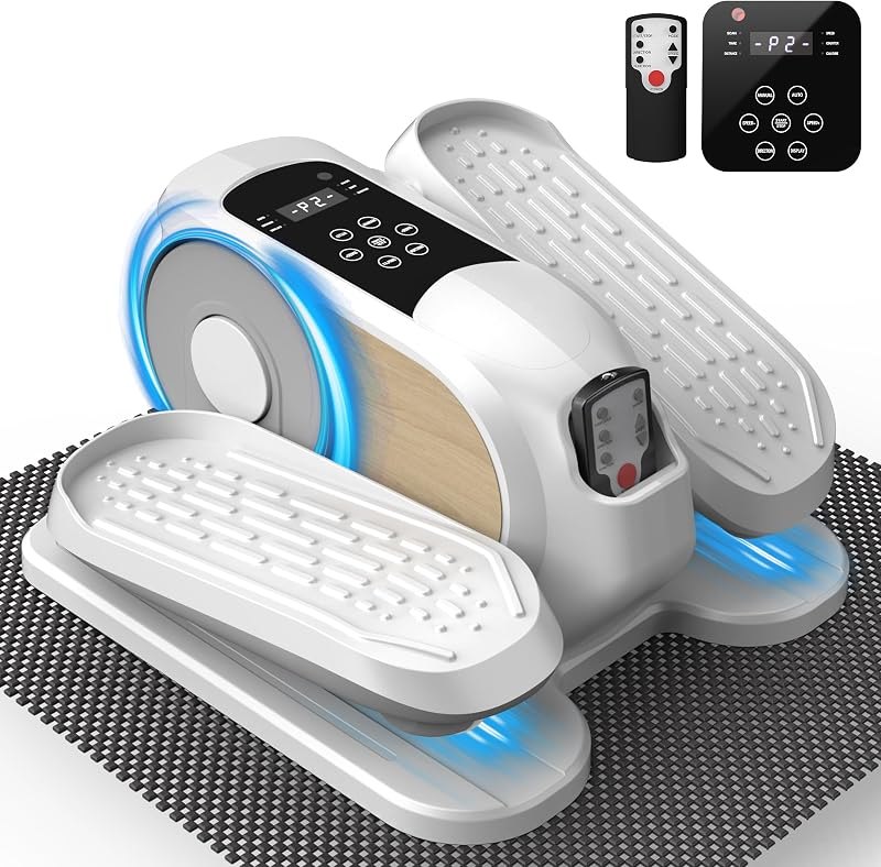 Low Impact Mini Under Desk Elliptical Quiet Electric Leg Exerciser — best under seated elliptical for under seated