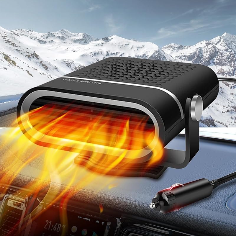 Car Heater, 200W Vehicles Heaters Auto Part 12V Portable Car Heaters That Plugs Into Cigarette Lighter, Vehicle