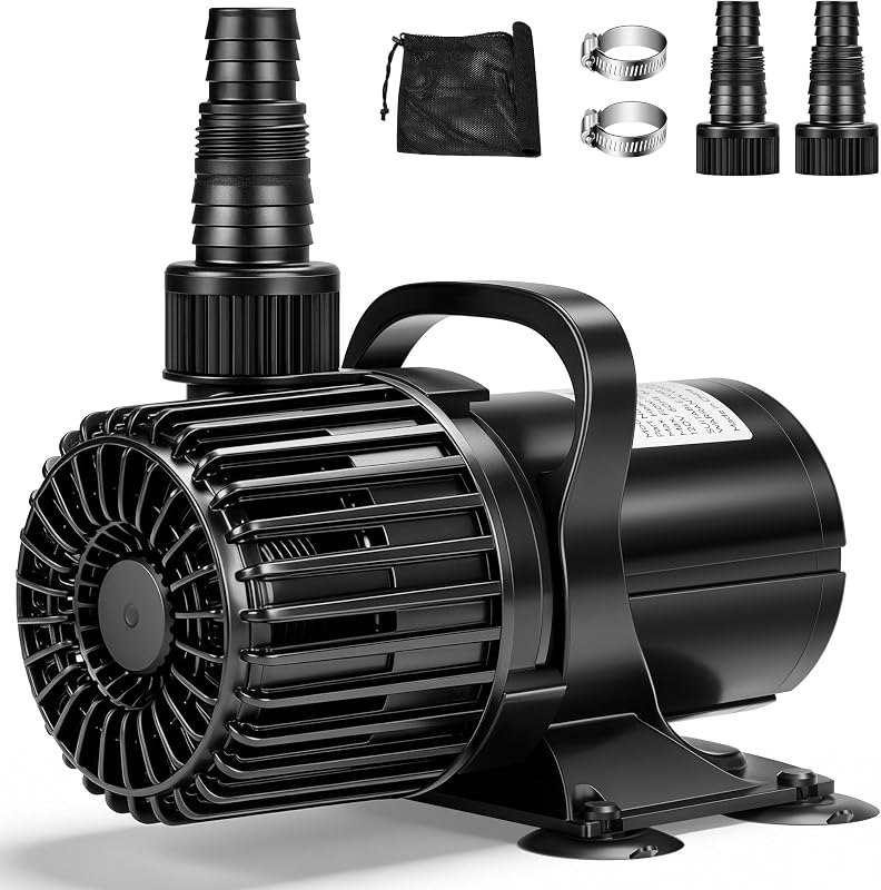 VIVOHOME 62W Pond Pump, 1100GPH Submersible Water Pump for Koi Pond — submersible pond pump for submersible pond pump