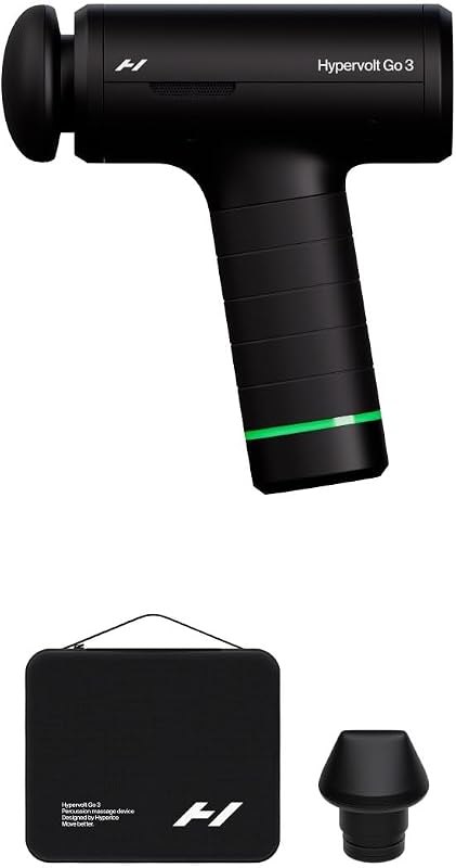 Hyperice Hypervolt Go 3 Percussion Massage Gun Lightweight with Carry Case — Massage Guns for massage guns