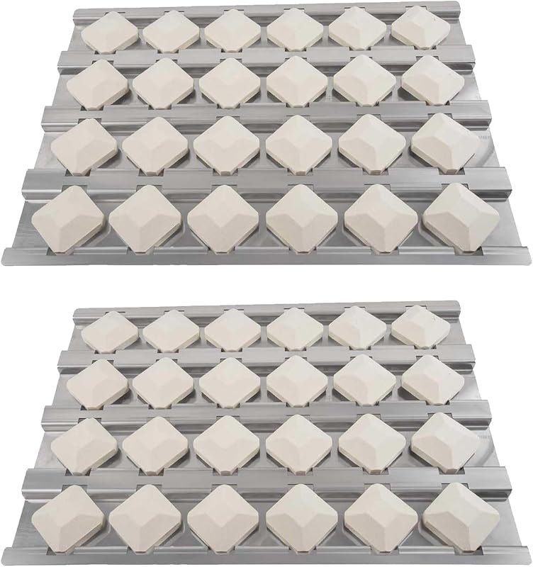 BBQ Future Grill Replacement Parts for Alfresco Gas Grill, Ceramic Briquettes Tray for Alfresco ALX2-30, ALX2-42