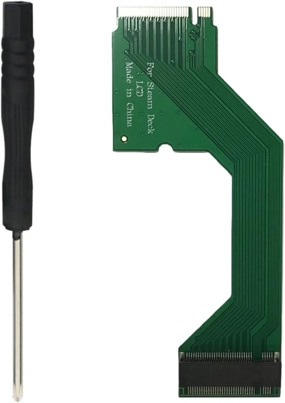 For Steam Deck LCD Handheld M.2 NVMe PCIe 4.0 2230 to 2280 SSD Hard Drive Adapter Expansion Card,Modified 2280