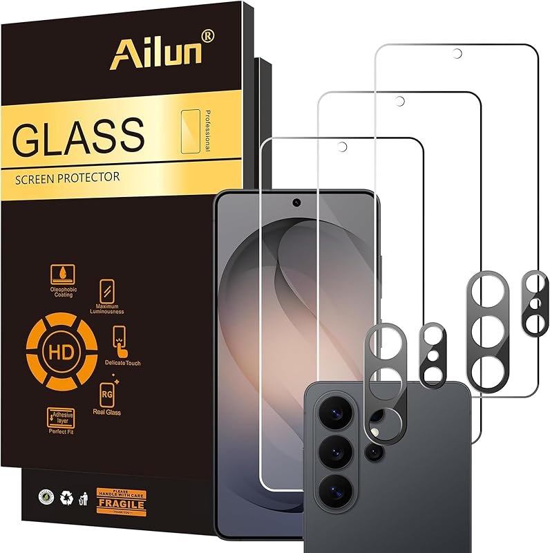 Ailun Screen Protector + Camera Lens Protector for Galaxy S26 Ultra — screen protector for samsung galaxy s27 ultra