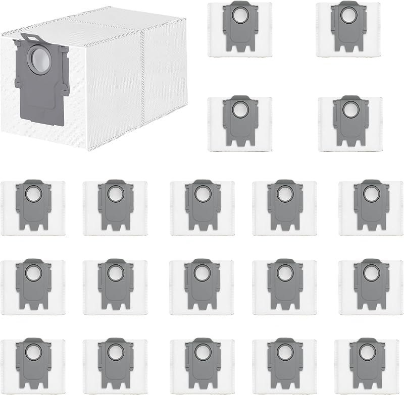 Qrevo Dust Bags for Roborock QV 35A/Qrevo S5V/Saros 10R/Qrevo Edge S5A/Qrevo CurvX/S5X/MaxV/Pro/Master/S8 MaxV