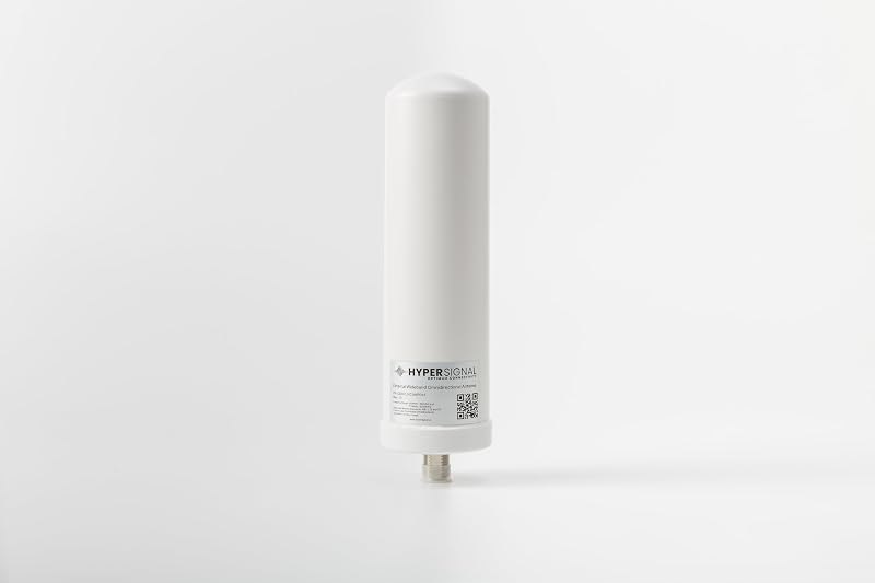 Omnidirectional Antenna, Wideband 600MHz - 6000MHz, Weatherproof, Pole-Mounted, DC-Grounded Lightning Protection, 63mm
