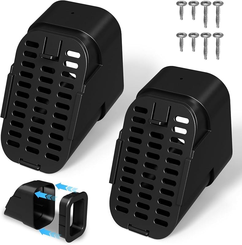 2-Pack 4"x3" or 3"x2" Type-B Gutter Downspout Guard — roofing gutter guard for roofing gutter guard