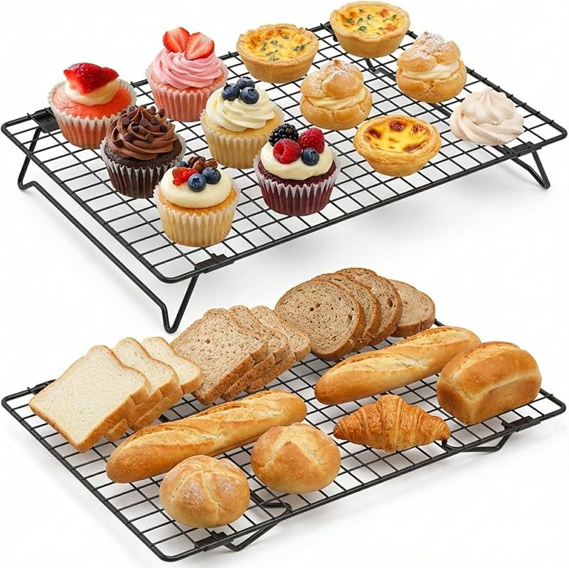 16.85" × 11" Stackable Cupcakes Cooling Racks — Cupcake Cooling Rack for cupcake cooling rack