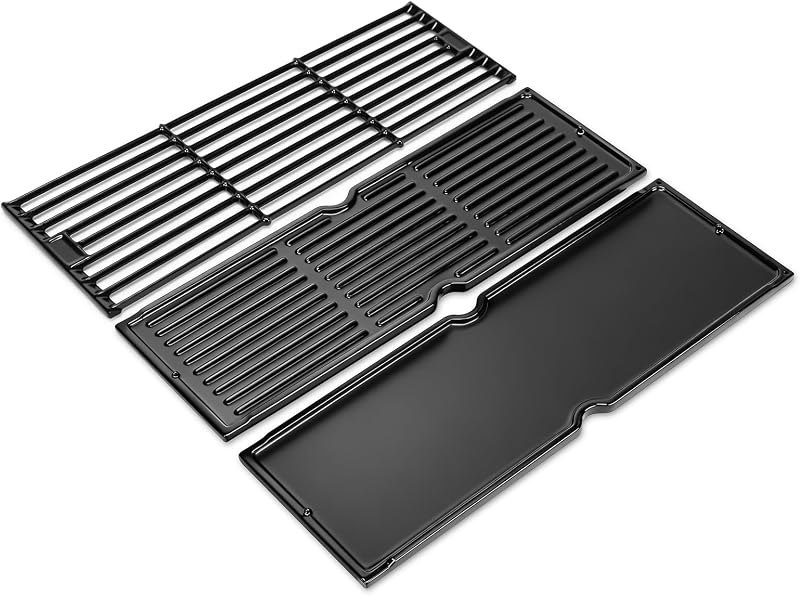 Porcelain Coated Cast Iron Grill Grates & Griddle for Char-Griller — charbroil trailer griddle for charbroil trailer