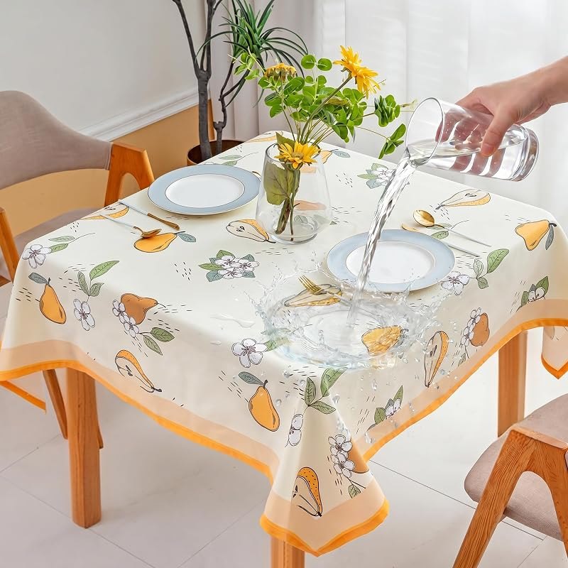Spring Floral Boho Square Tablecloth 57x57 Inch — rv patio table for patio table