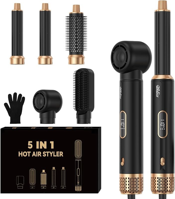 Ukliss Blow Dryer Brush,5 in 1 Hair Dryer Brush Upgrade Hot Air Brush — best volumizing hot brush for volumizing hot